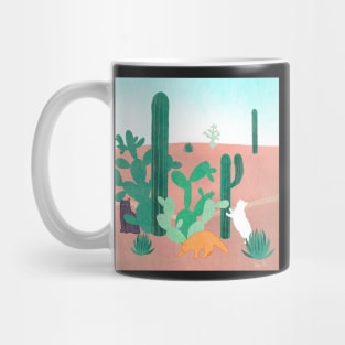 Cactus & Cats in the Desert Mug